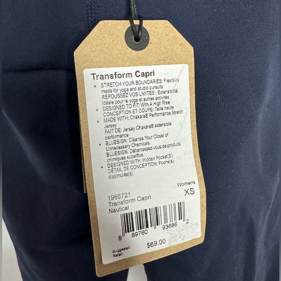 Prana Transform High Waisted Yoga Capris size XS - Picture 11 of 11